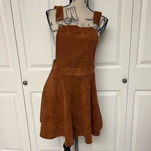 Brown overall dress size Medium